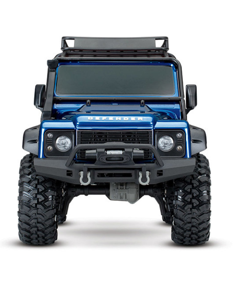 TRAXXAS 82056-4 - TRX-4® Scale and Trail® Crawler with Land Rover® Defender® Body: 1/10 Scale 4WD Electric Trail Truck. Ready-to-Drive® with TQi™ Traxxas Link™ Enabled 2.4GHz Radio System, XL-5 HV ESC (fwd/rev), and Titan® 550 motor.