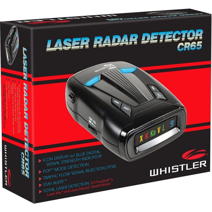 WHISTLER CR65 RADAR DETECTOR