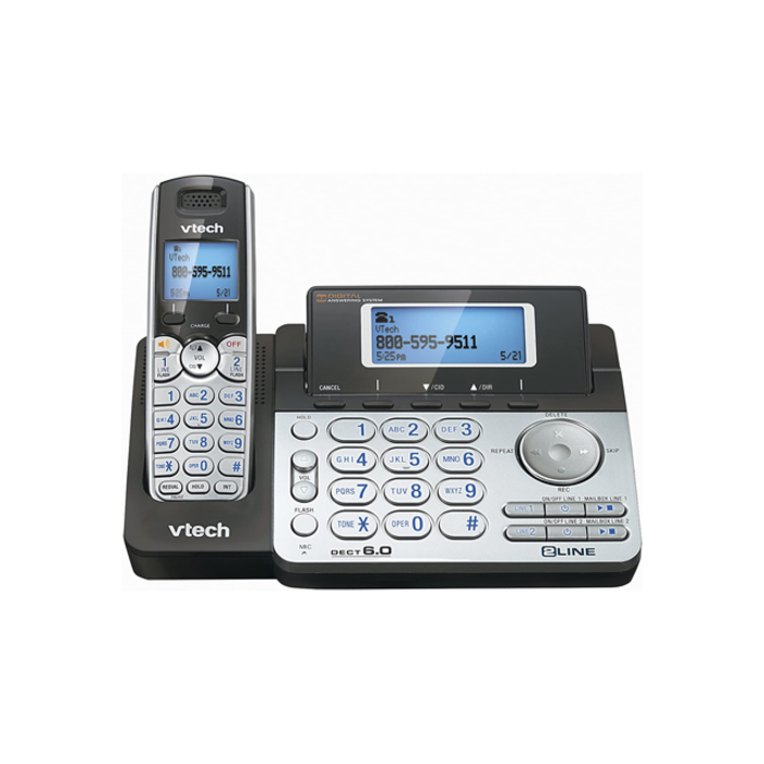 DECT 6.0 2-LINE CORDLESS PHONE