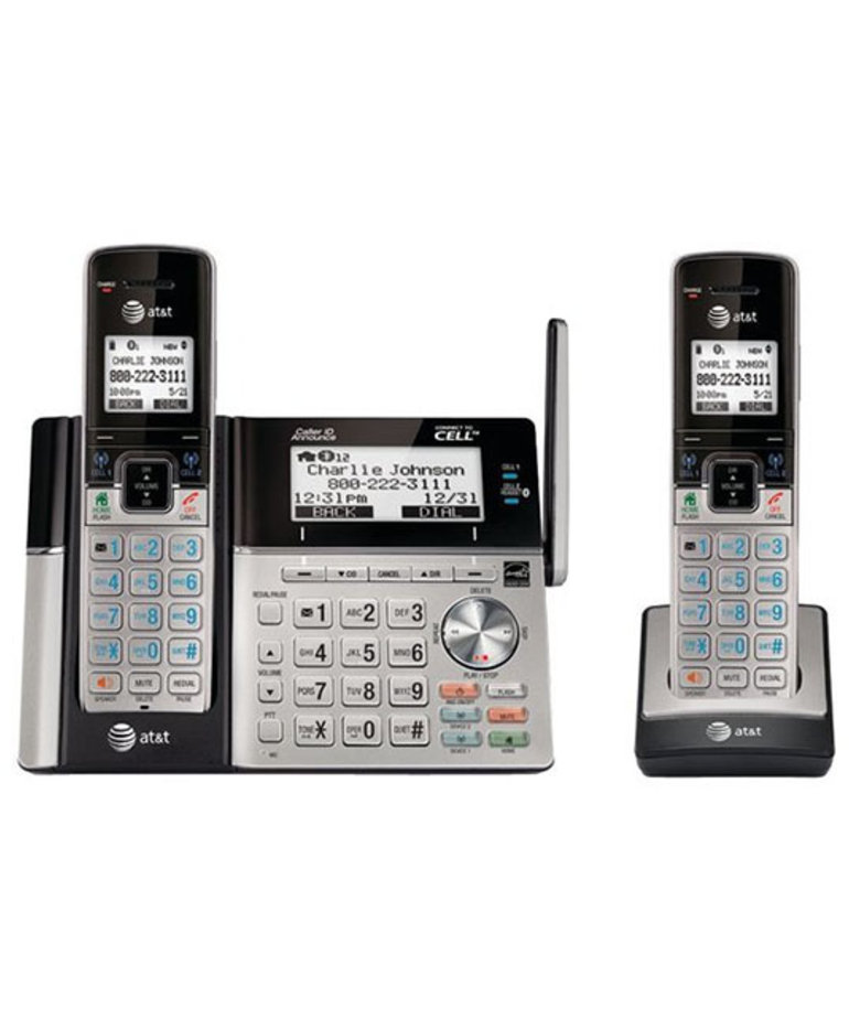 AT&T 2-HANDSET SYSTEM W/ DUAL CALLER ID