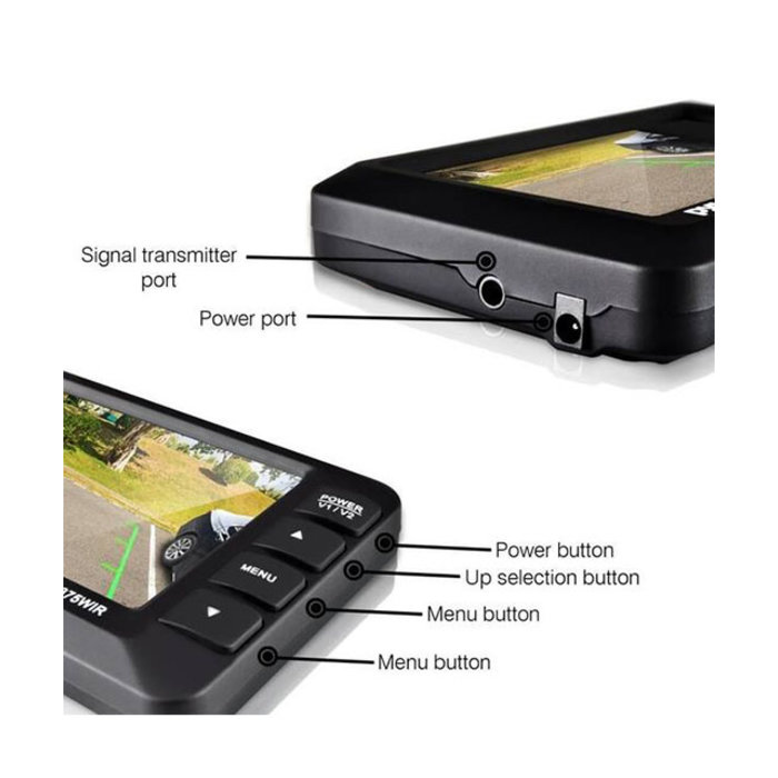 PLCM4375WIR - 4.3" LCD Monitor & Wireless Backup Camera with Parking/Reverse Assist System