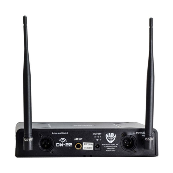 DUAL-TRANSMITTER DIGITAL WIRELESS MICROPHONE SYSTEM