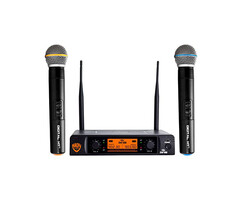 DUAL-TRANSMITTER DIGITAL WIRELESS MICROPHONE SYSTEM