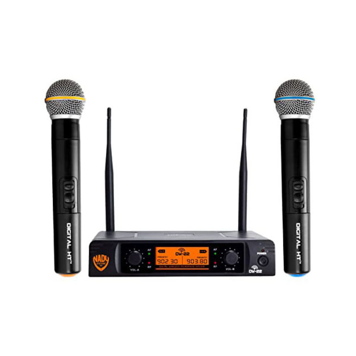 DUAL-TRANSMITTER DIGITAL WIRELESS MICROPHONE SYSTEM