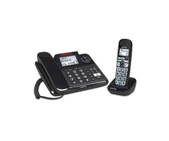 CLAR53727 - Clarity 53727-000 Amplified Expandable Corded & Cordless Phone System with Digital Answering System