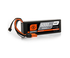 SPEKTRUM SPMX50002S50H5 - 5000mAh 2S 7.4V 50C Smart LiPo Hardcase; IC5