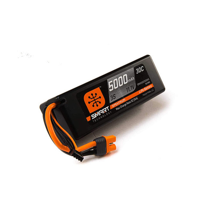SPEKTRUM SPMX50003S30H3 - 5000mAh 3S 11.1V Smart LiPo 30C Hardcase; IC3
