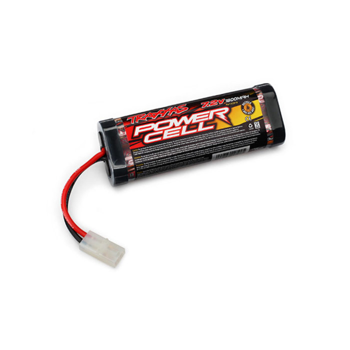 Traxxas 2919 - 1800mAh 7.2V 6-cell flat NiMH Battery, Power Cell (Sub-C)