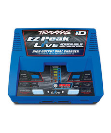 TRAXXAS 2973 - Charger, EZ-Peak® Live Dual, 200W, NiMH/LiPo with iD® Auto Battery Identification