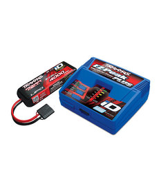 TRAXXAS 2994 - Battery/charger completer pack (includes #2970 iD® charger (1), #2849X 4000mAh 11.1v 3-Cell 25C LiPo iD® battery (1))