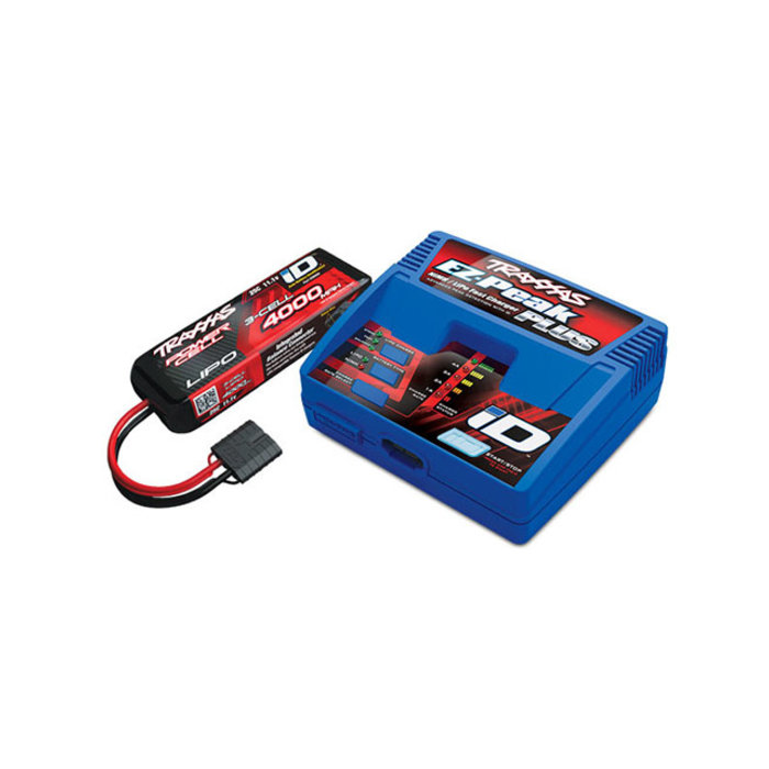Traxxas 2994 - Battery/charger completer pack (includes #2970 iD® charger (1), #2849X 4000mAh 11.1v 3-Cell 25C LiPo iD® battery (1))