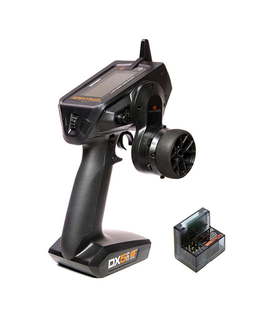 SPEKTRUM SPM5025 - DX5 Pro 5-Channel DSMR Transmitter with SR2100 Receiver