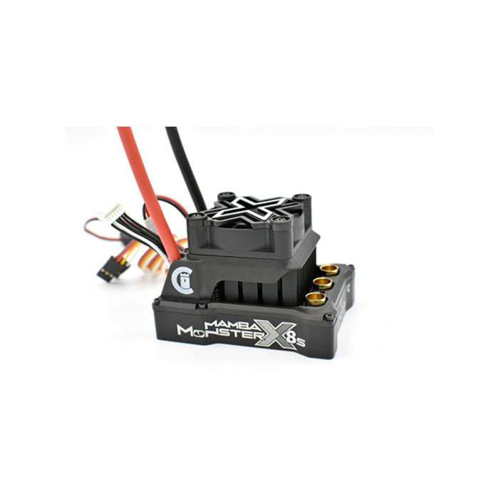 CASTLE CREATIONS CSE010-0165-00 - Mamba Monster X 8S, 33.6V ESC, 8A Peak BEC, 1/6 Scale