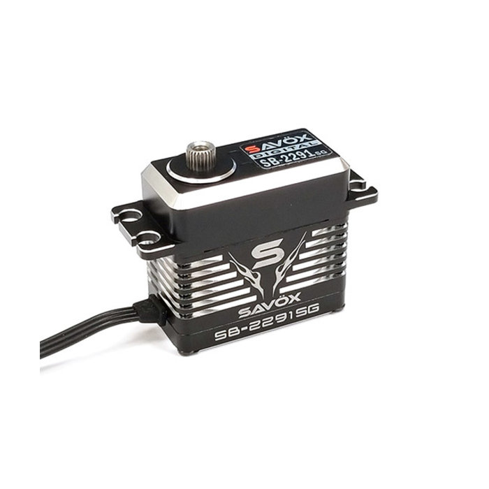 Savox SAVSB2291SG - Monster High Speed Brushless Servo, Black Edition 0.05sec / 250oz @ 7.4V