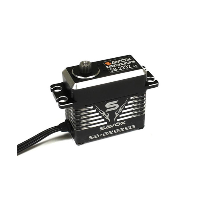 Savox SAVSB2292SG - Monster Performance, Brushless Servo Black Edition 0.055sec / 624.9oz @ 8.4v