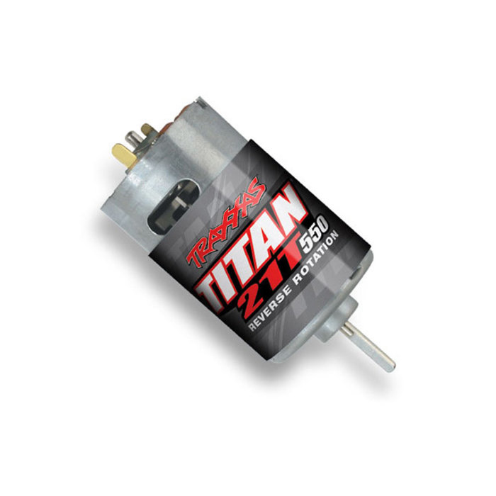 Traxxas 3975R - Motor, Titan® 550, reverse rotation (21-turns/ 14 volts)