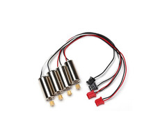 Traxxas 6634 - Motor, clockwise (high output, red connector) (2) / Motor, counter-clockwise (high output, black connector) (2)