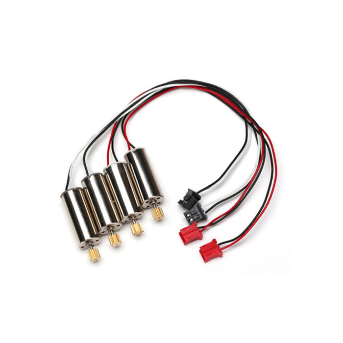 Traxxas 6634 - Motor, clockwise (high output, red connector) (2) / Motor, counter-clockwise (high output, black connector) (2)