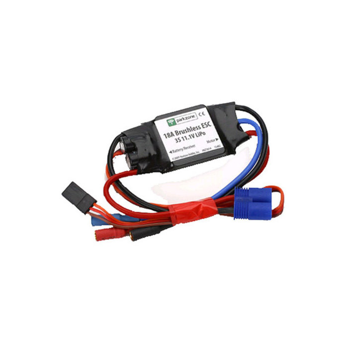 PKZ1814 - 18A Continuous / 25A Burst Brushless ESC, 2-3S Lipo Compatible