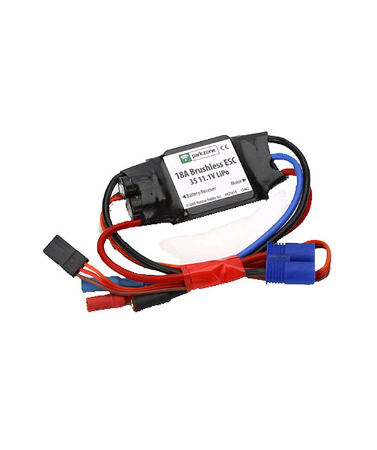 PKZ1814 - 18A Continuous / 25A Burst Brushless ESC, 2-3S Lipo Compatible