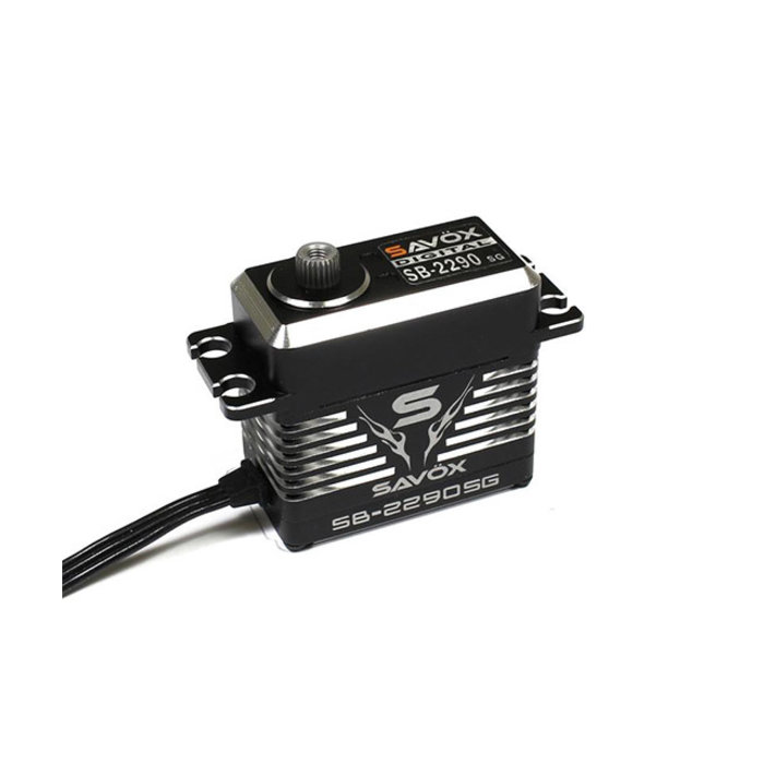 Savox SAVSB2290SG - Monster Torque Brushless Servo, Black Edition 0.11sec / 972.1oz @ 8.4v