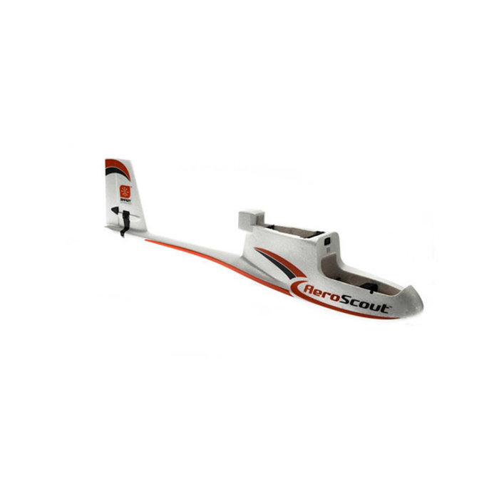HOBBYZONE HBZ3801 - Fuselage with Elev/Rudder Servos: AeroScout