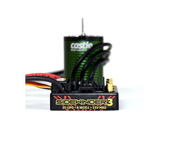 CASTLE CREATIONS CSE010-0115-06 - SV3 Sidewinder Waterproof 12V ESC & 1406-5700kv Sensored Motor Combo, 1/10 Scale