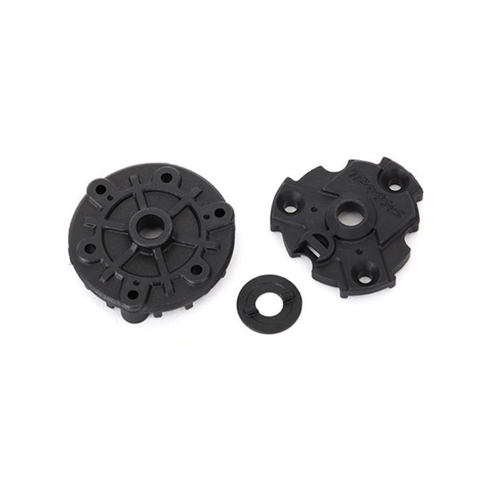 Traxxas 7793X - Housing, cush drive (front & rear halves)