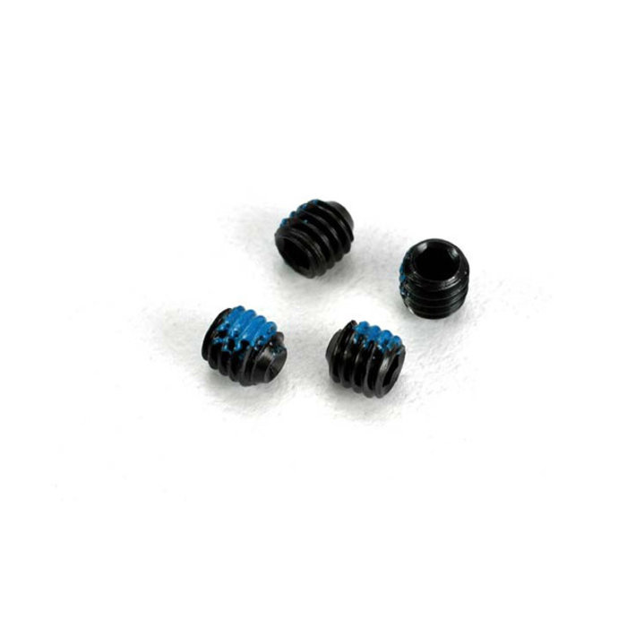 Traxxas 4897 - Screws, set (grub) 4mm (6) (w/ threadlock)