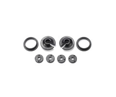 Traxxas 3768 - Spring retainers, upper & lower (2)/ piston head set (2-hole (2)/ 3-hole (2))