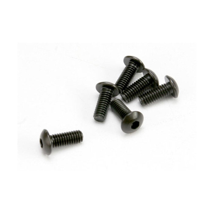 Traxxas 3936 - Screws, 4x10mm button-head machine (hex drive) (6)