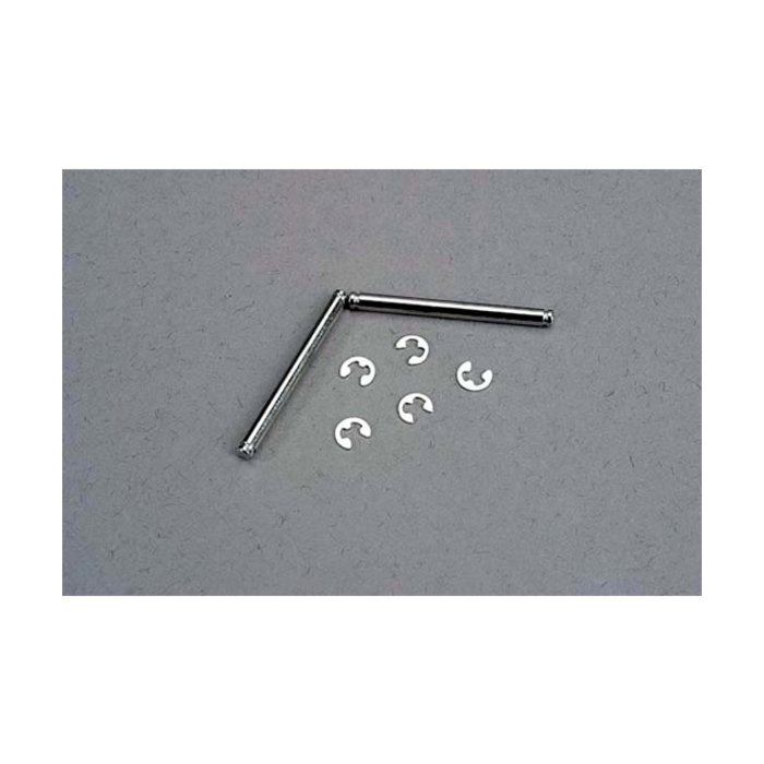Traxxas 3740 - SUSPENSION PINS 2.5 X 31.5MM (king pins) w/ e-clips (2) (strengthens caster blocks)