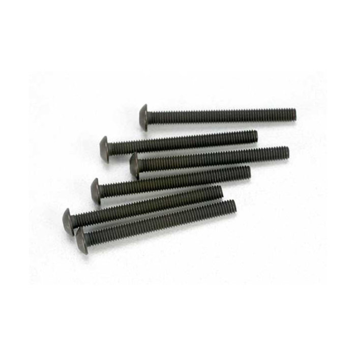 Traxxas 2582 - Screws, 3x30mm button-head machine (hex drive) (6)