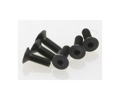 Traxxas 2542 - Screws, 4x12mm countersunk machine (hex drive) (6)