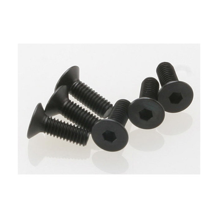Traxxas 2542 - Screws, 4x12mm countersunk machine (hex drive) (6)