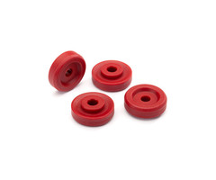 Traxxas 8957R - WHEEL WASHERS, RED (4)