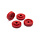 8957R - Red Wheel Washers (4)