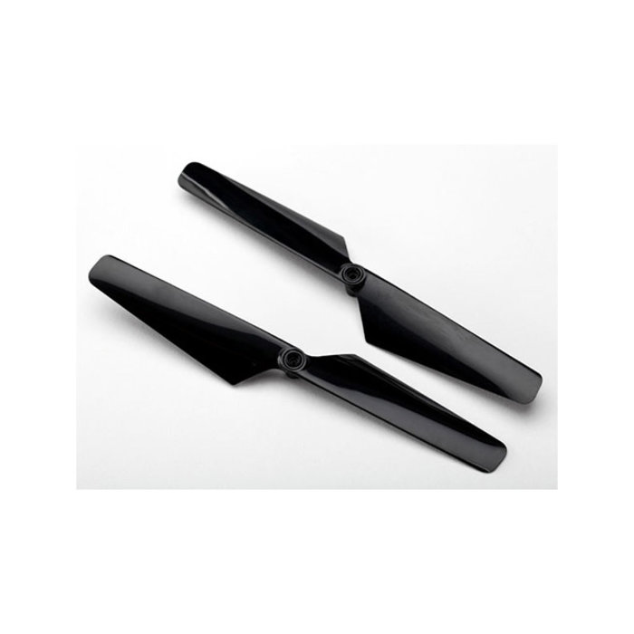 Traxxas 6626 - Rotor blade set, black (2)/ 1.6x5mm BCS (2)