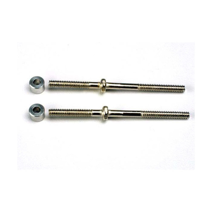 Traxxas 1937 - Turnbuckles (54mm) (2)/ 3x6x4mm aluminum spacers (rear camber links)