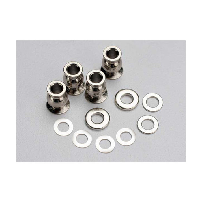 Traxxas 5529 - Shim set, 3x7x1mm (2), 3x6x0.5mm (4), 3x7x2mm (2)/ hollow balls, captured (4)
