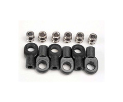 Traxxas 2742X - Rod Ends, short (6)/ hollow balls (6)