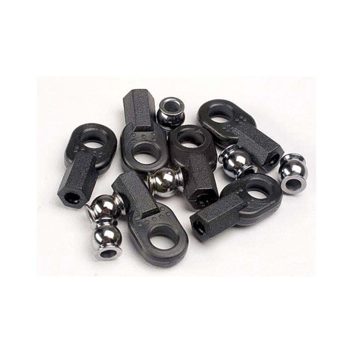 Traxxas 2742 - Rod ends (long) (6)/ hollow ball connectors (6)