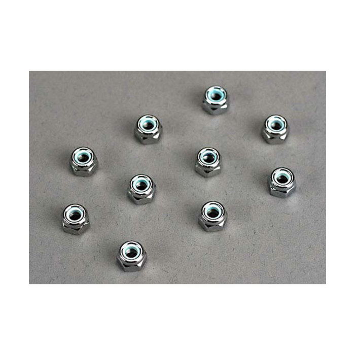 Traxxas 1747 - Nuts, 4mm nylon locking (10)