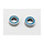 7019 - Ball bearings, blue rubber sealed (4x8x3mm) (2)
