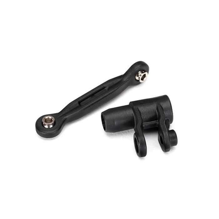 Traxxas 7747 - Servo horn, steering/ linkage, steering (46mm, assembled with pivot balls)