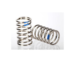 Traxxas 7245A - Spring, shock (nickel finish) (GTR) (2.925 rate, blue) (1 pair)