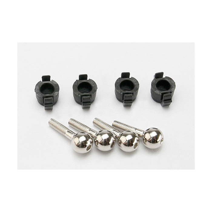 Traxxas 7033 - Pivot balls (4)/ pivot ball caps (4)