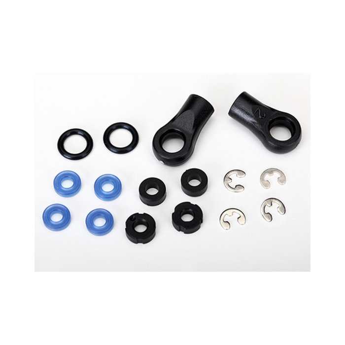 Traxxas 8262 - Rebuild kit, TRX-4® Shocks (x-rings, o-rings, pistons, bushings, e clips, rod ends, and travel limiters)