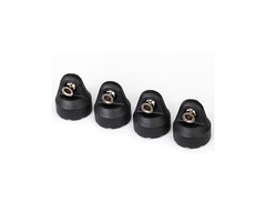 Traxxas 8361 - Shock caps (black) (4) (assembled with hollow balls)