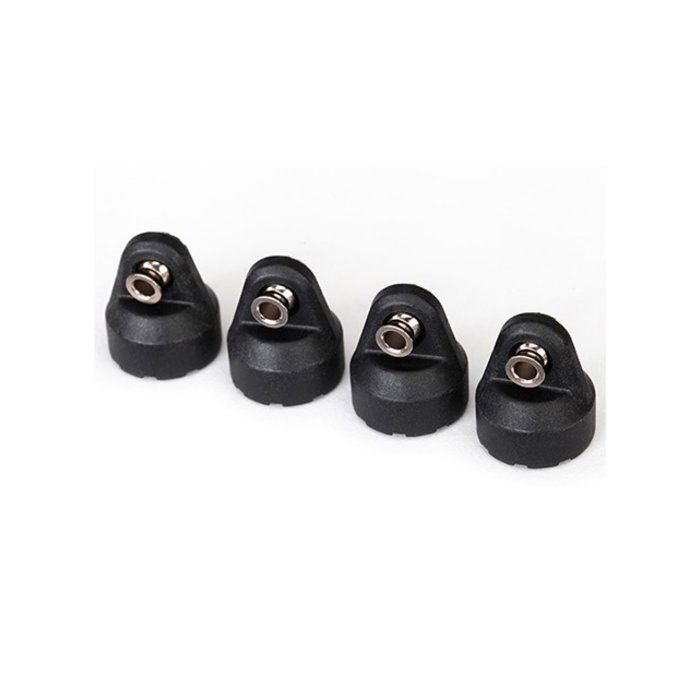 Traxxas 8361 - Shock caps (black) (4) (assembled with hollow balls)